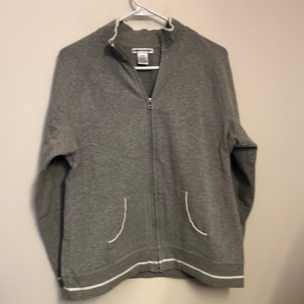 Women’s zip, lightweight sweatshirt